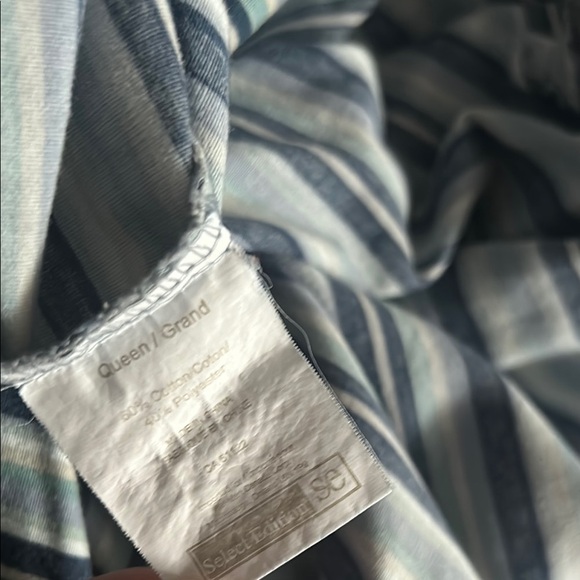 Striped  fitted sheet - Picture 3 of 3